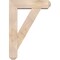 Ekena Millwork Traditional Craftsman Smooth Bracket w/ Offset Brace, Douglas Fir, 7 1/2"W x 28"D x 40"H BKT0806X28X40TRA04SDF - alternate 3